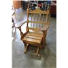 Image 1 : OAK GLIDER ROCKER