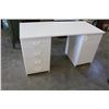 Image 1 : WHITE DOUBLE PEDASTEL DESK