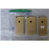 Image 1 : LOT OF 3 APPLE IPHONE 6, ROSE GOLD, BUYER BEWARE, ITEMS MAY BE FOR PARTS OR REPAIR