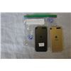 Image 1 : LOT OF 2 APPLE IPOD TOUCH, 6TH GENERATION, BLACK AND GOLD, ITEMS MAY BE FOR PARTS OR REPAIR