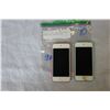 Image 2 : LOT OF 2 APPLE IPOD TOUCH, 5TH GENERATION, PINK AND BLUE,  ITEMS MAY BE FOR PARTS OR REPAIR