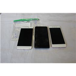 MI ROSE GOLD, CHATR, FIGO ULTRA M50G DUAL SIM BLACK, AND OPPO A37 DUAL, MAY BE FOR PARTS OR REPAIR