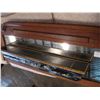 Image 2 : OAK MIRROR AND HAND PAINTED SHELF