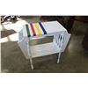 Image 2 : WHITE MAGAZINE ENDTABLE HUDSON BAY STRIPES