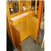 Image 2 : PINE HUTCH WITH GLASS DOOR