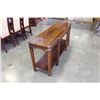 Image 2 : WOOD SOFA TABLE