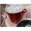 Image 2 : NEW RED TIVOLI KITCHEN POT AND PAN SET