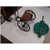 Image 1 : VINTAGE METAL PRESS AND METAL BIKE