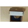 Image 2 : BRASS COMPASS IN WOOD BOX