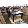 Image 2 : EXPRESSO DINING ROOM TABLE & 6 CHAIRS