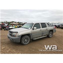 2002 CHEV AVALANCHE