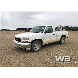 2001 GMC SIERRA 1500 PICKUP