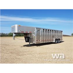 2007 WILSON ALUMINUM T/A STOCK TRAILER