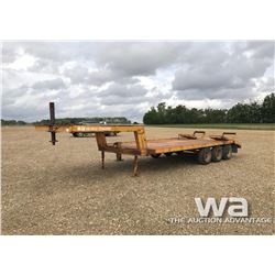 1976 DEROO 3 AXLE FIFTH WHEEL TRAILER