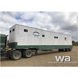 1984 FRUEHAUF T/A 50 FT. HORSE TRAILER