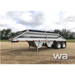 1998 MIDLAND T/A CROSS DUMP GRAVEL TRAILER