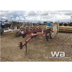 HESSTON 12 WHEEL V-HAY RAKE