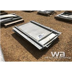 (2) WESTEEL BIN DOORS