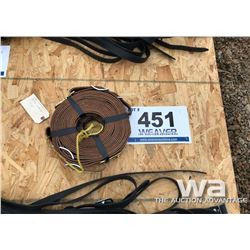 UN-USED DRIVING REINS