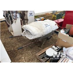 TARP & WHEEL BARROW