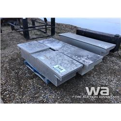 (2) ALUMINUM JOCKEY BOXES