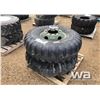 Image 1 : (2) MILITARY 14.00-20 TIRES &RIMS