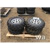 Image 1 : (2) ATV 26X10R12 TIRES & RIMS