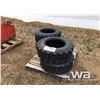 Image 1 : (4) 12X16.5 12PLY SKID STEER TIRES