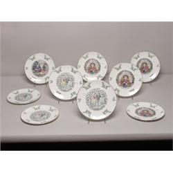 9 Royal Doulton Christmas Collectors Plates