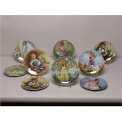 9 Knowles Mother Goose Collectors Plates