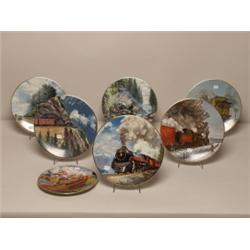 Estate Lot of Ted Xaras Train Plates