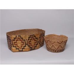 Salish Native Indian Fraser River Basket C. 1890