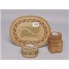 Image 1 : 3 Nootka Native Basketry Items