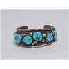 Image 1 : Navajo Sterling & Turquoise Bracelet