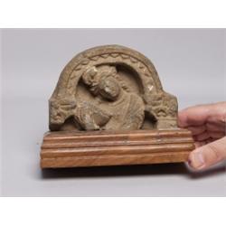 Antique Asian Stone Carving Fragment