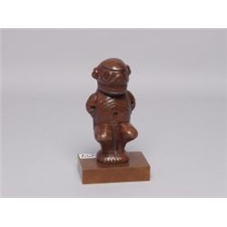 Old Cuban Wood Carved Figure 