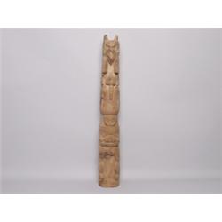 Totem Pole Carved Red Cedar Bella Coola