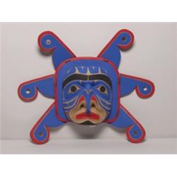 Jim Johnny Signed Bella Coola Cedar Mask