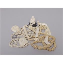 Estate Lot  Old Oriental Carved Bone, Ivory