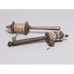 2 Buddist Prayer Wheels