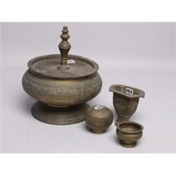 Incised Brass Betrl Nut Set 