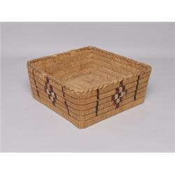 Fraser River Salish Square Basket