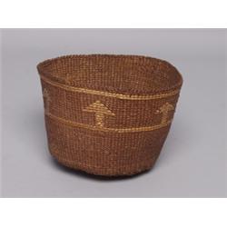 Tlingit Native Indian Spruce Root Basket