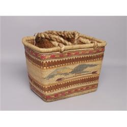 Nootka Native Indian Carry Basket