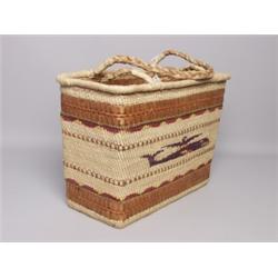 Nootka Native Indian Carry Basket  