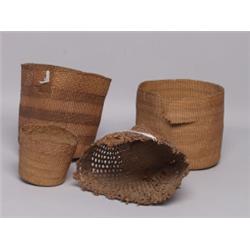 Four Haida Baskets C. 1900
