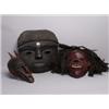 Image 1 : Three Carved African Masks