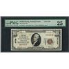 Image 1 : 1929 $10 National Currency Note Wilkinsburg, Pennsylvania CH# 4728 PMG Very Fine