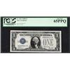 Image 1 : 1928B $1 Funnyback Silver Certificate Note Fr.1602 PCGS Gem New 65PPQ