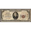 Image 1 : 1929 $20 Los Angeles California National Currency Note CH# 2491
